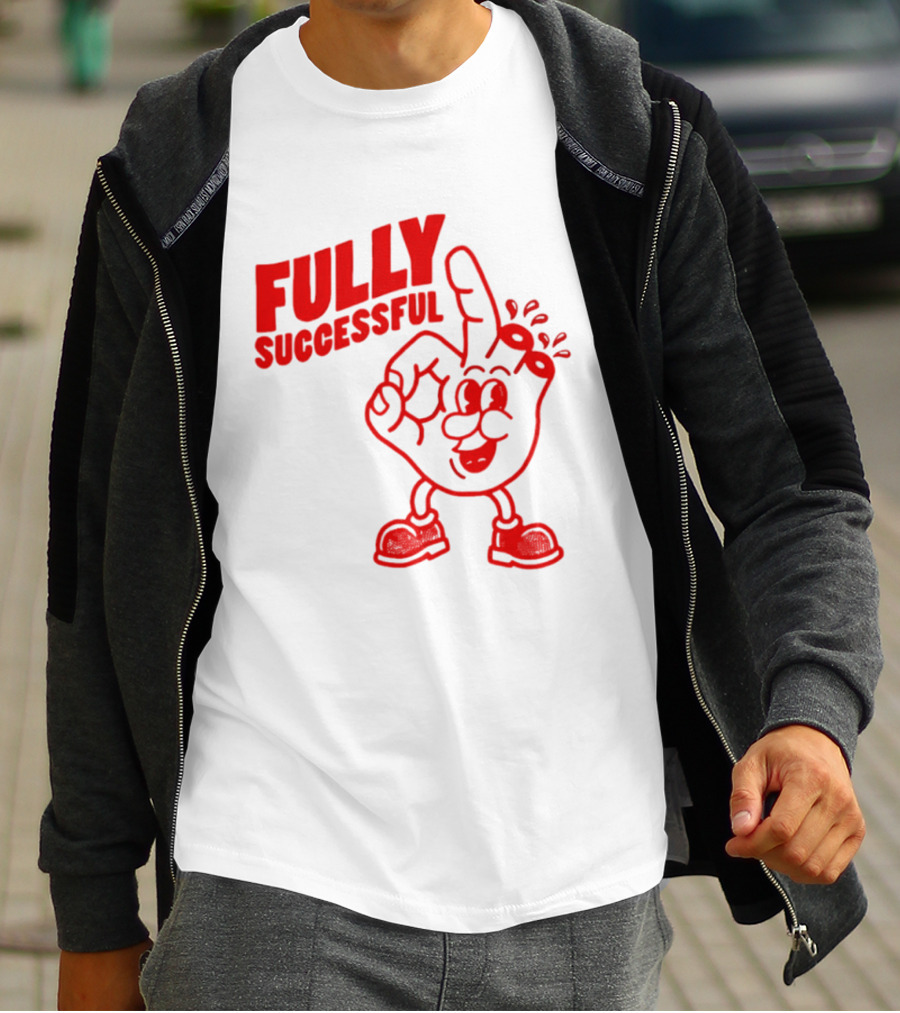 NPS Fully Successful Hand OK Gesture Cartoon T-Shirt