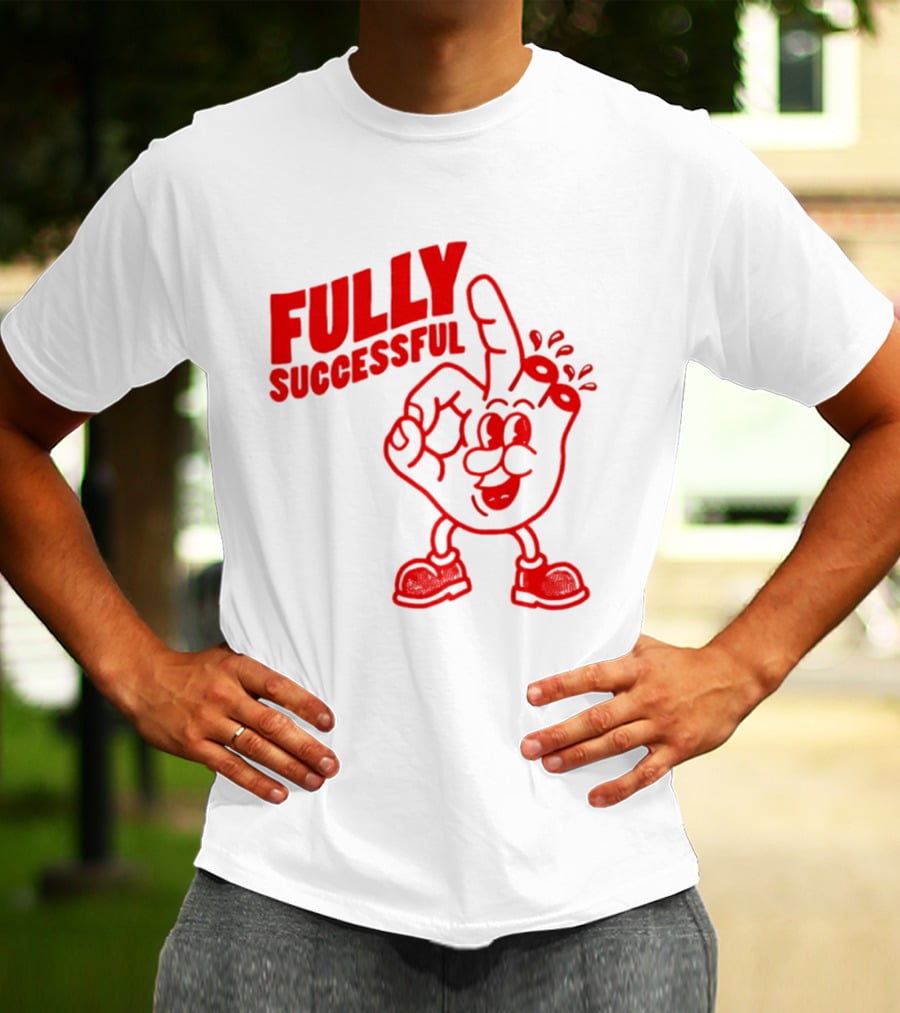 NPS Fully Successful Hand OK Gesture Cartoon T-Shirt