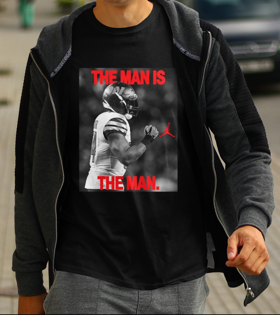 Bobby Wagner Washington Commanders The Man Is The Man Jordan Collaboration T-Shirt