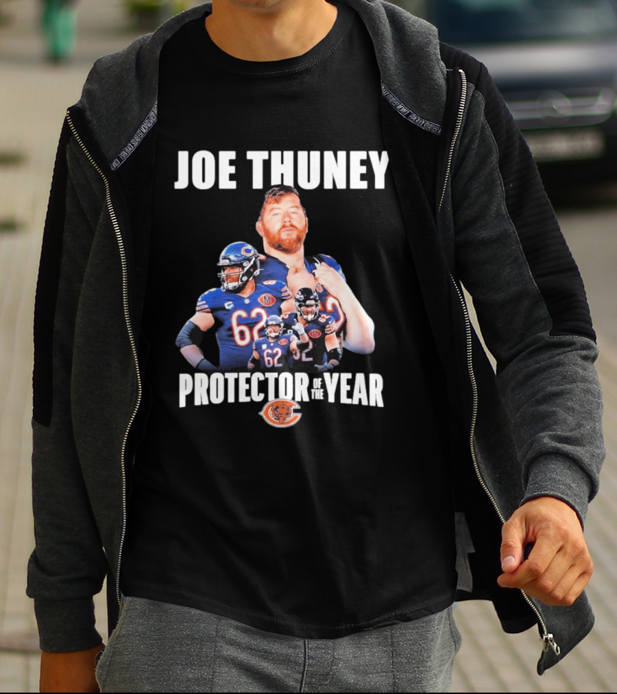 Joe Thuney Chicago Bears Protector Of The Year 62 T-Shirt