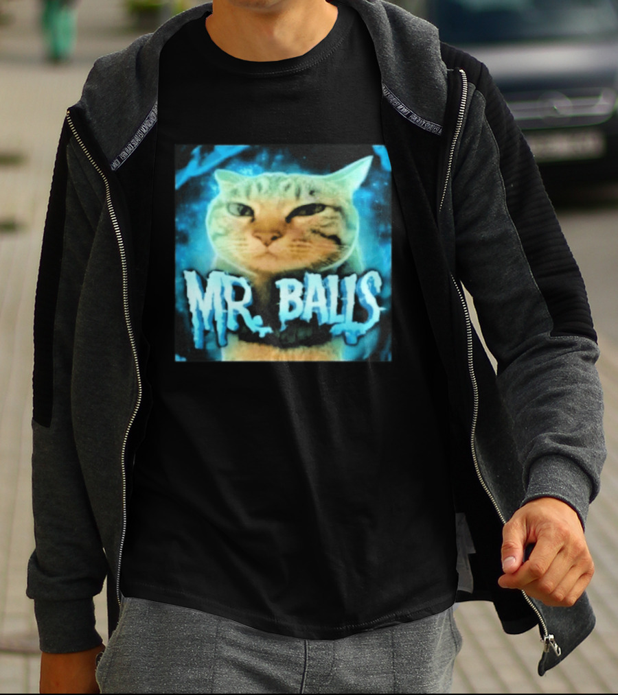 Mr Balls Cat T-Shirt
