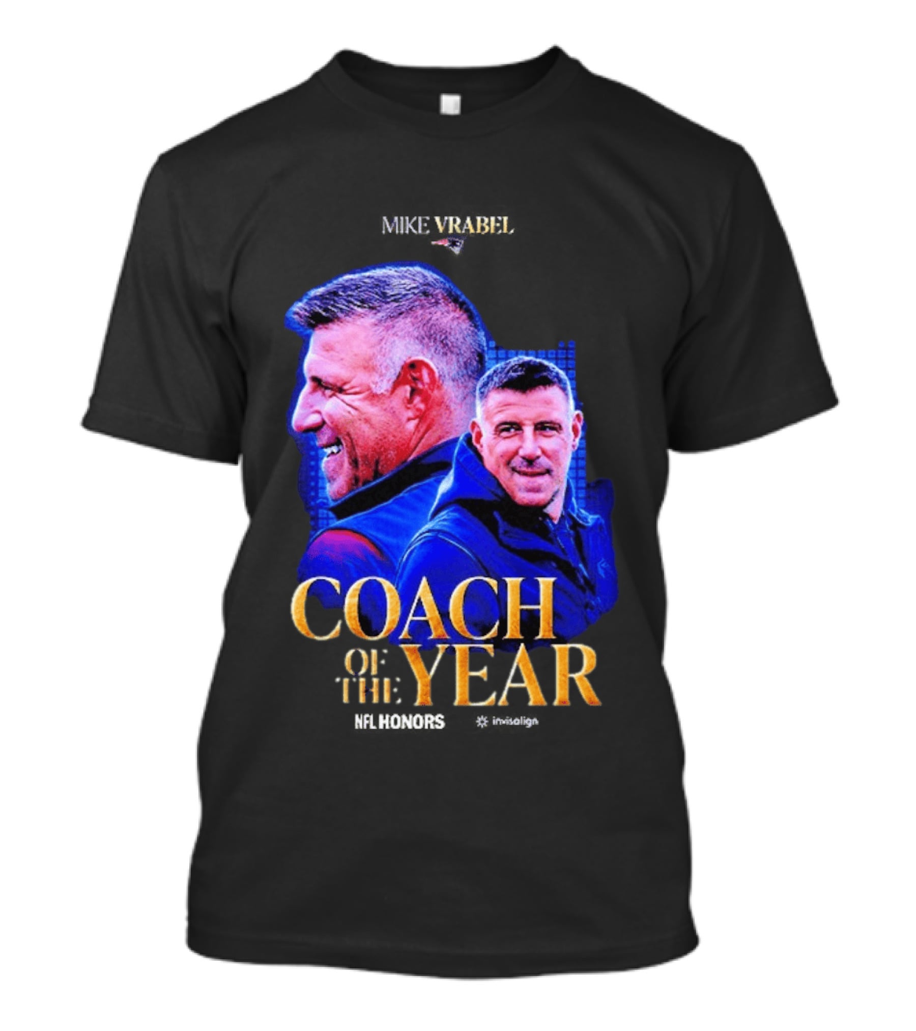 Congrats Mike Vrabel NFL Coach Of The Year 2026 T-Shirt