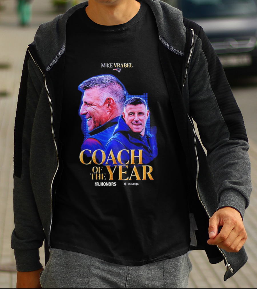 Congrats Mike Vrabel NFL Coach Of The Year 2026 T-Shirt