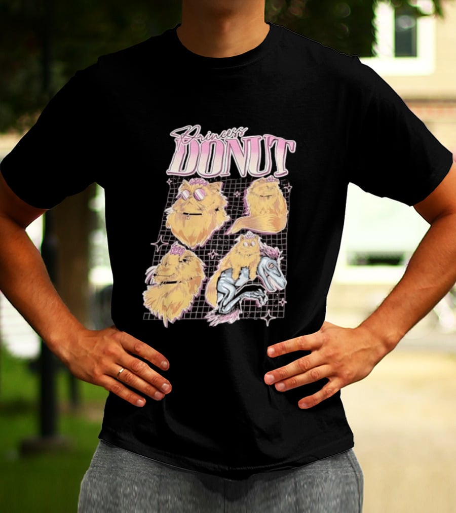 Princess Donut Collage Dungeon Crawler Carl Cat T-Shirt