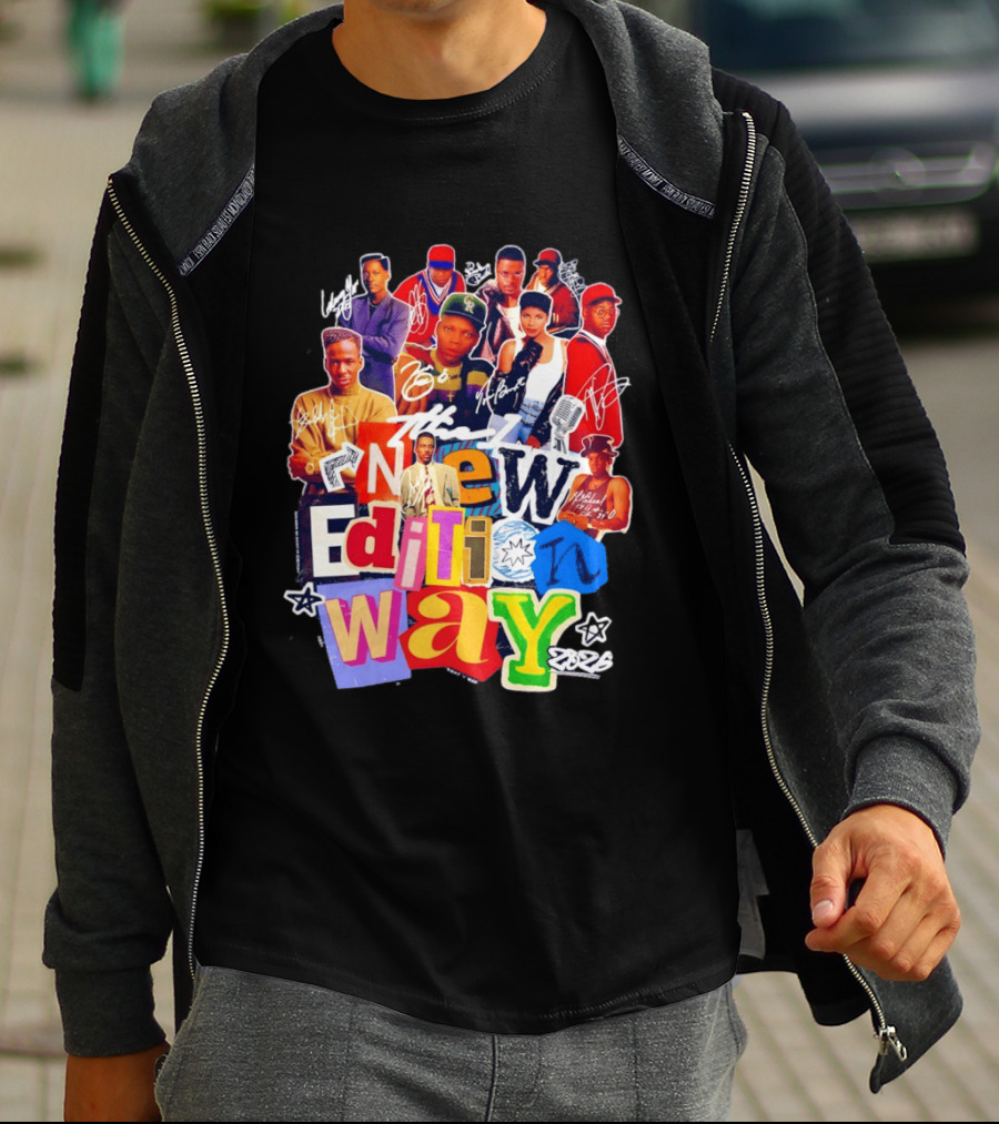 New Edition 2026 Signatures Collage T-Shirt