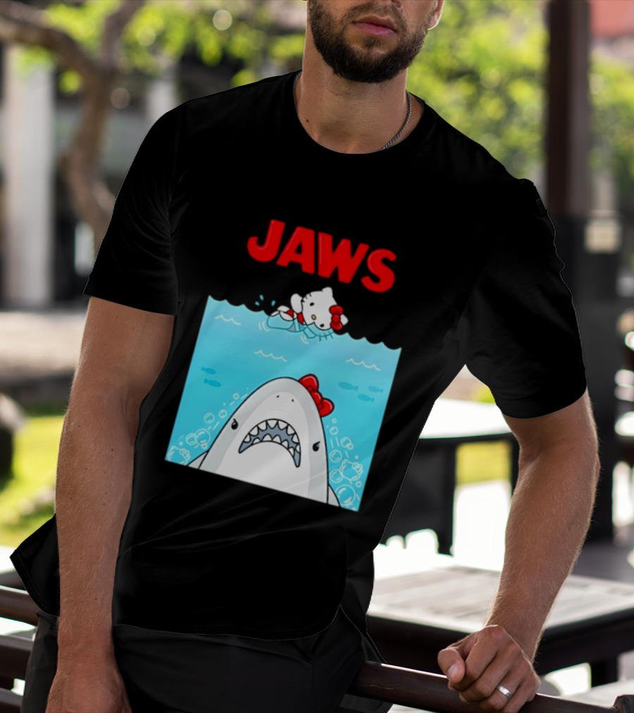 Hello Kitty Jaws Universal Studios Collaboration T-Shirt