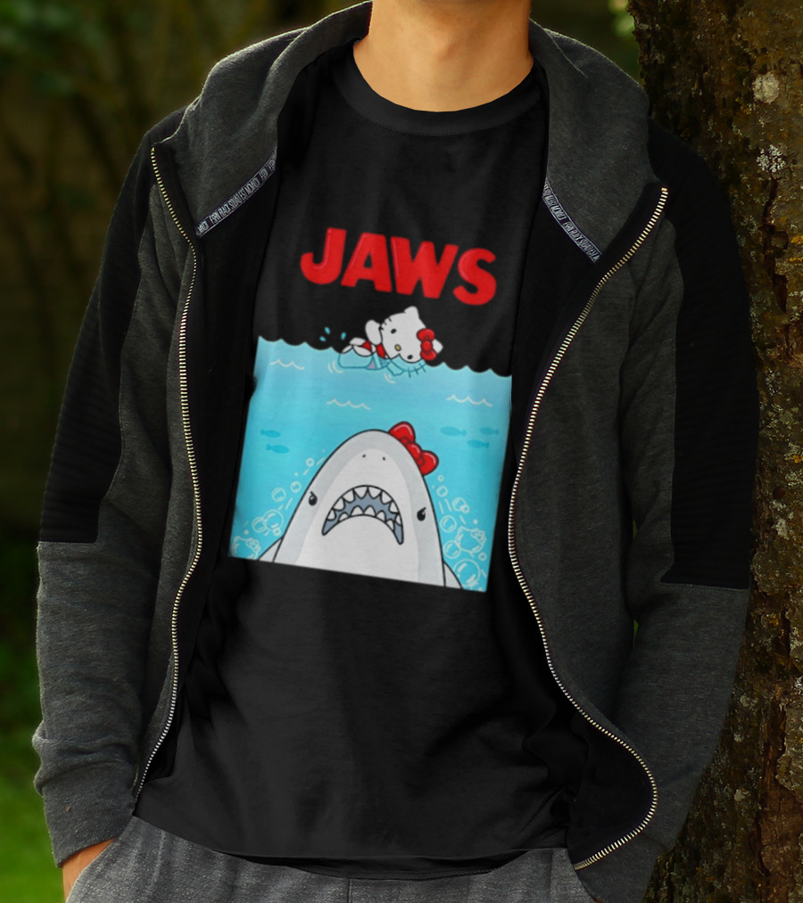 Hello Kitty Jaws Universal Studios Collaboration T-Shirt