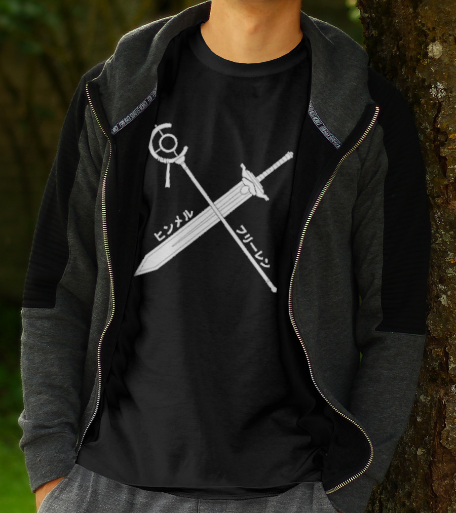 Himmel Frieren Sword Staff Japanese T-Shirt