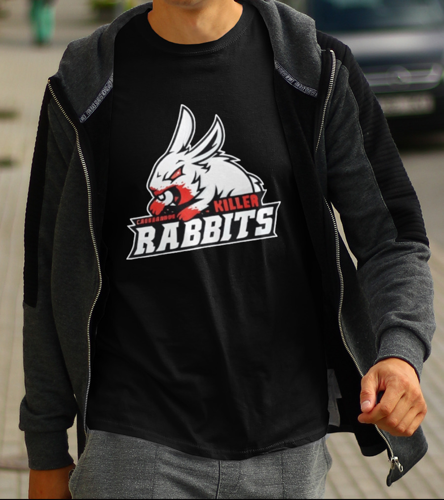 Caerbannog Killer Rabbits Bloody Bunny T-Shirt