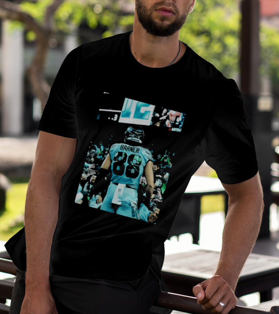 AJ Barner 88 Seattle Seahawks Football Player In Stadium With Fans T-Shirt
