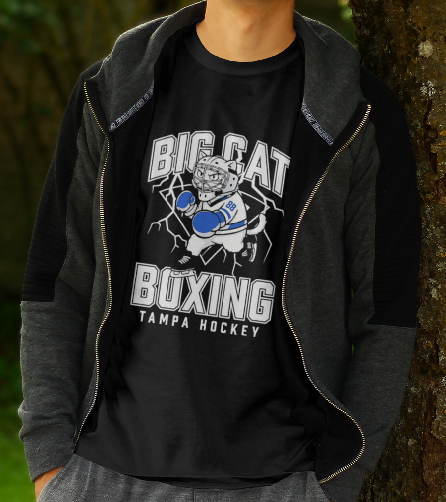 Big Cat Boxing Tampa Hockey Lightning 88 T-Shirt