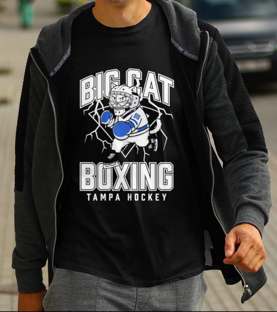 Big Cat Boxing Tampa Hockey Lightning 88 T-Shirt