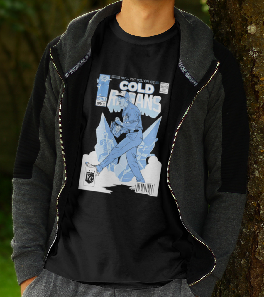 Kansas City Royals Cold Cole Ragans He'll Put You On Ice T-Shirt