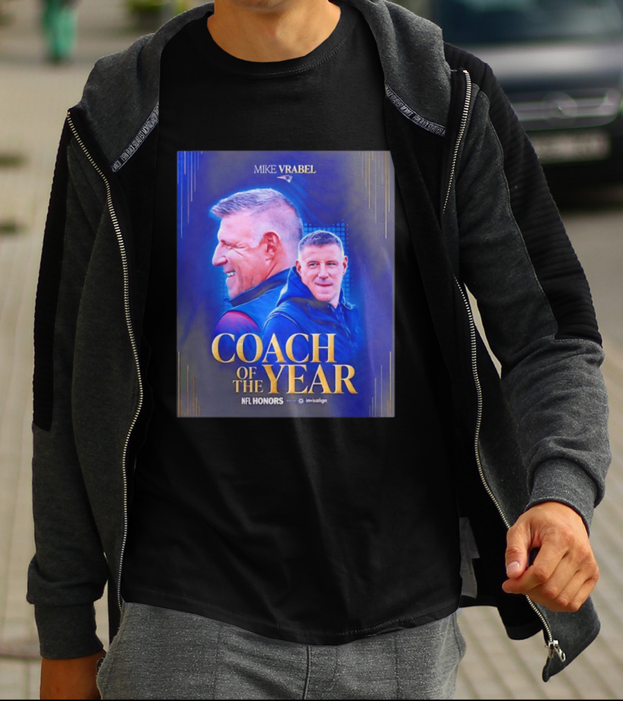 Mike Vrabel Coach Of The Year NFL Honors Patriots 2025 T-Shirt