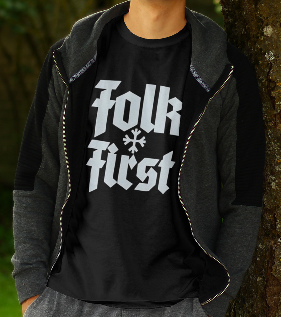 Folk First Snowflake T-Shirt