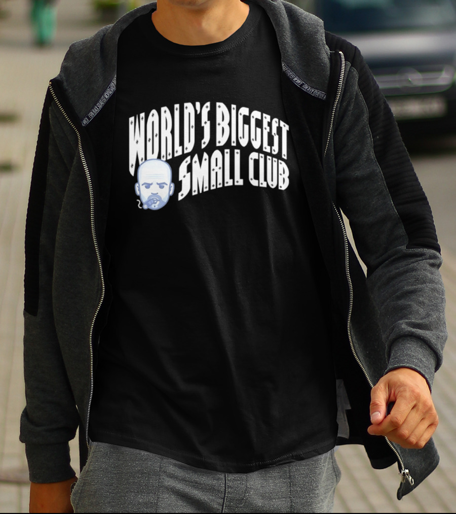 World's Biggest Small Club Pep Guardiola Smoking Pipe T-Shirt