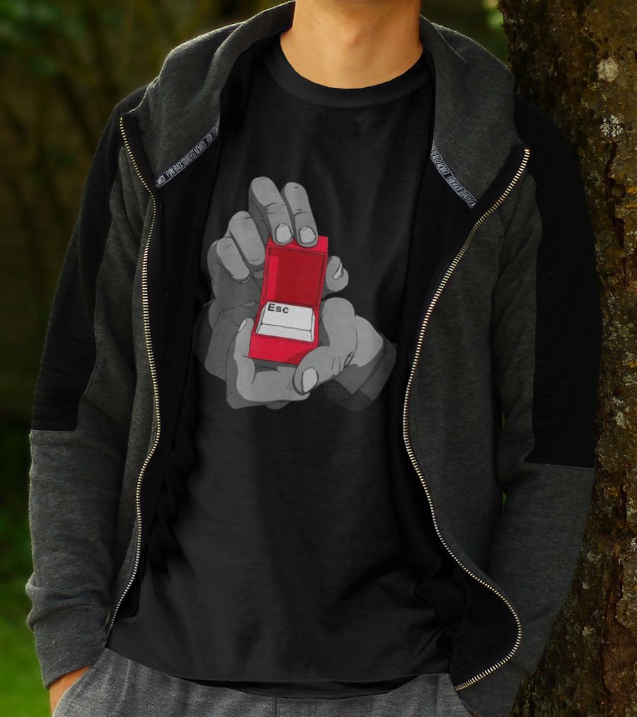 Red Box Proposal ESC Key Meme T-Shirt