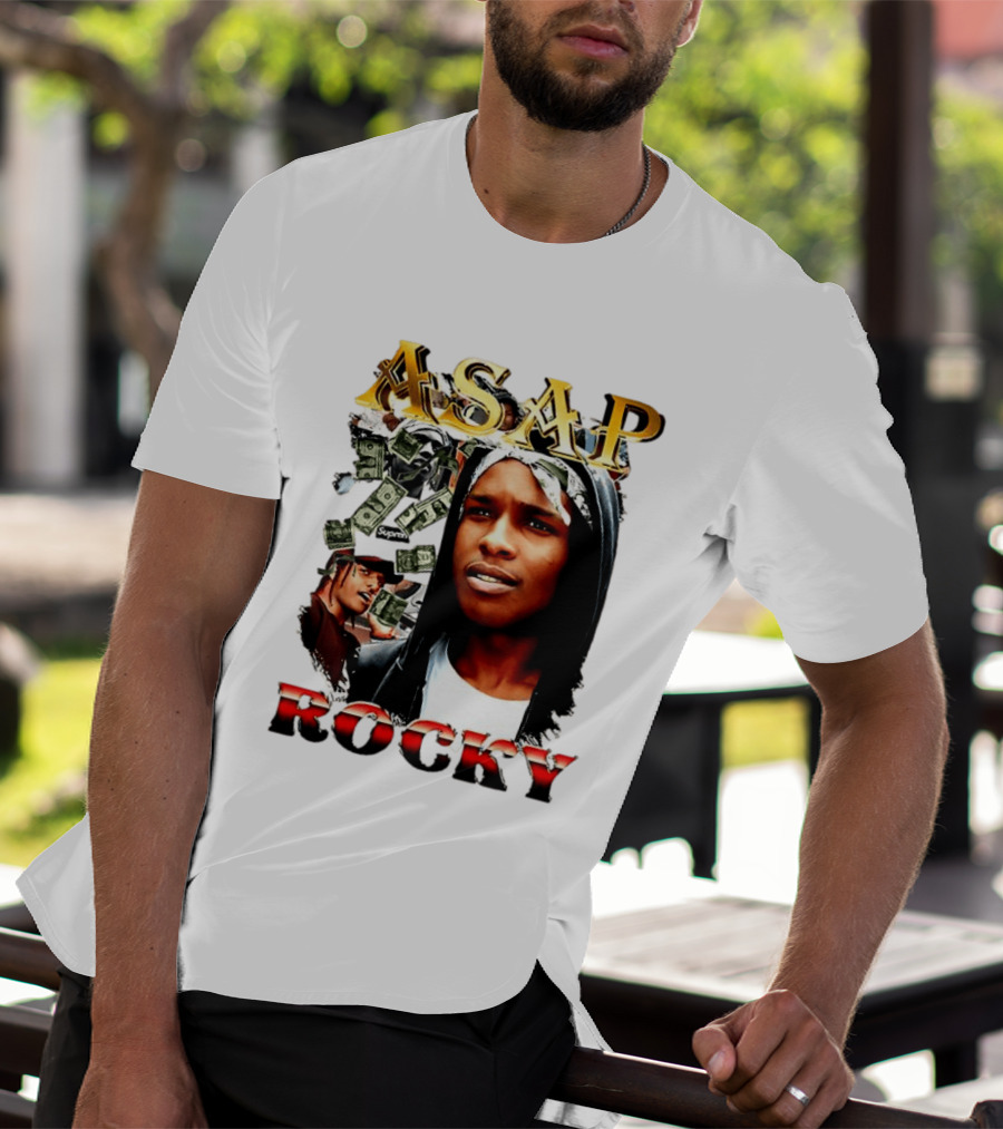 ASAP Rocky Supreme Dollar Money Music Lover T-Shirt