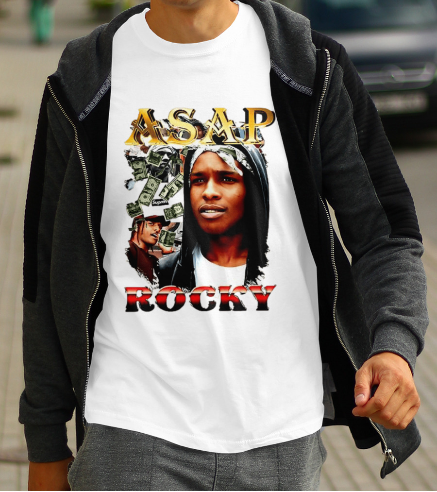 ASAP Rocky Supreme Dollar Money Music Lover T-Shirt