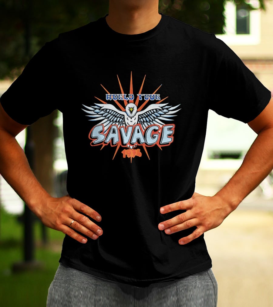 Savage World Tour 1974 Soaring Eagle T-Shirt