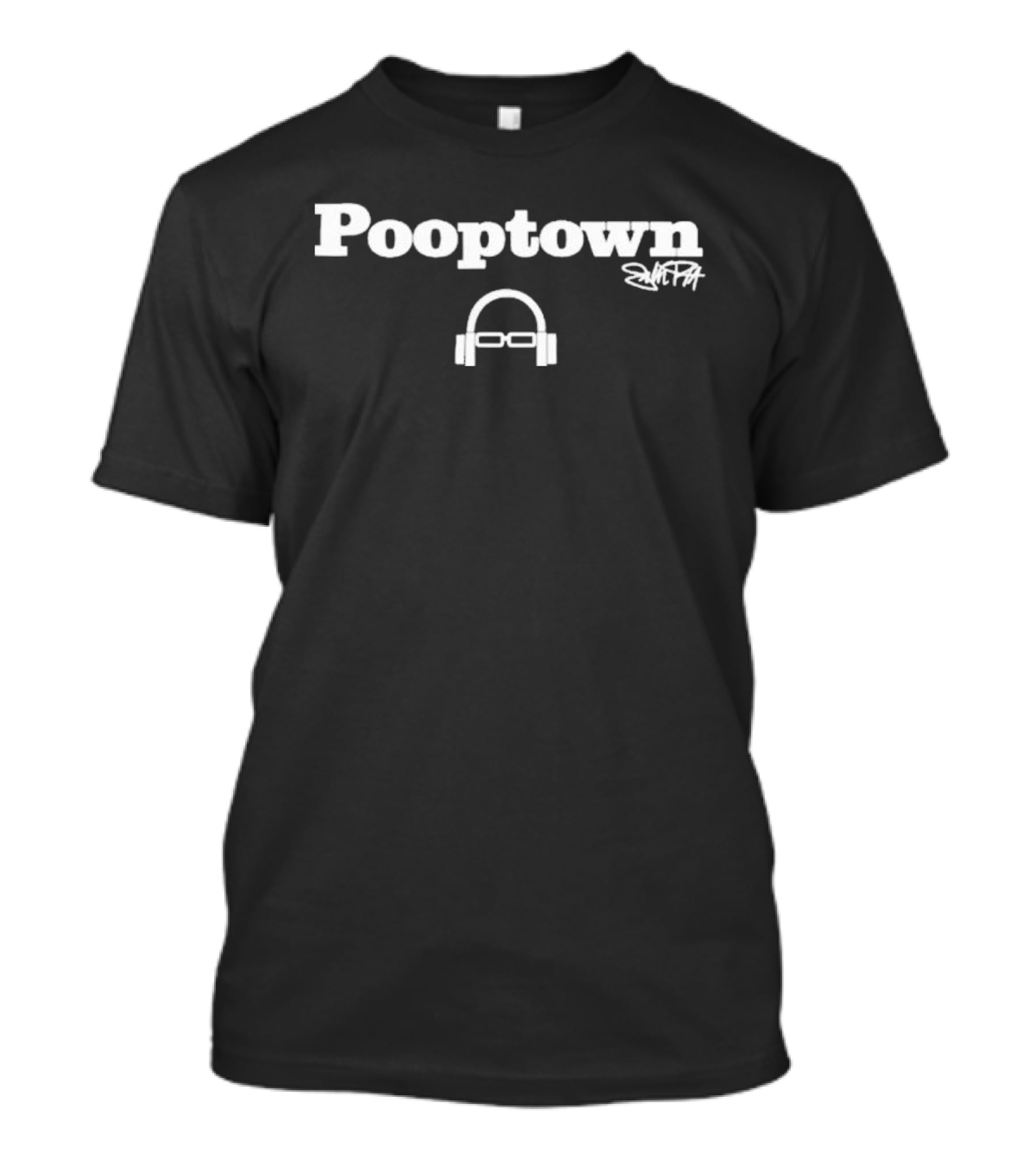 Pooptown Scott Van Pelt Headphones Glasses T-Shirt