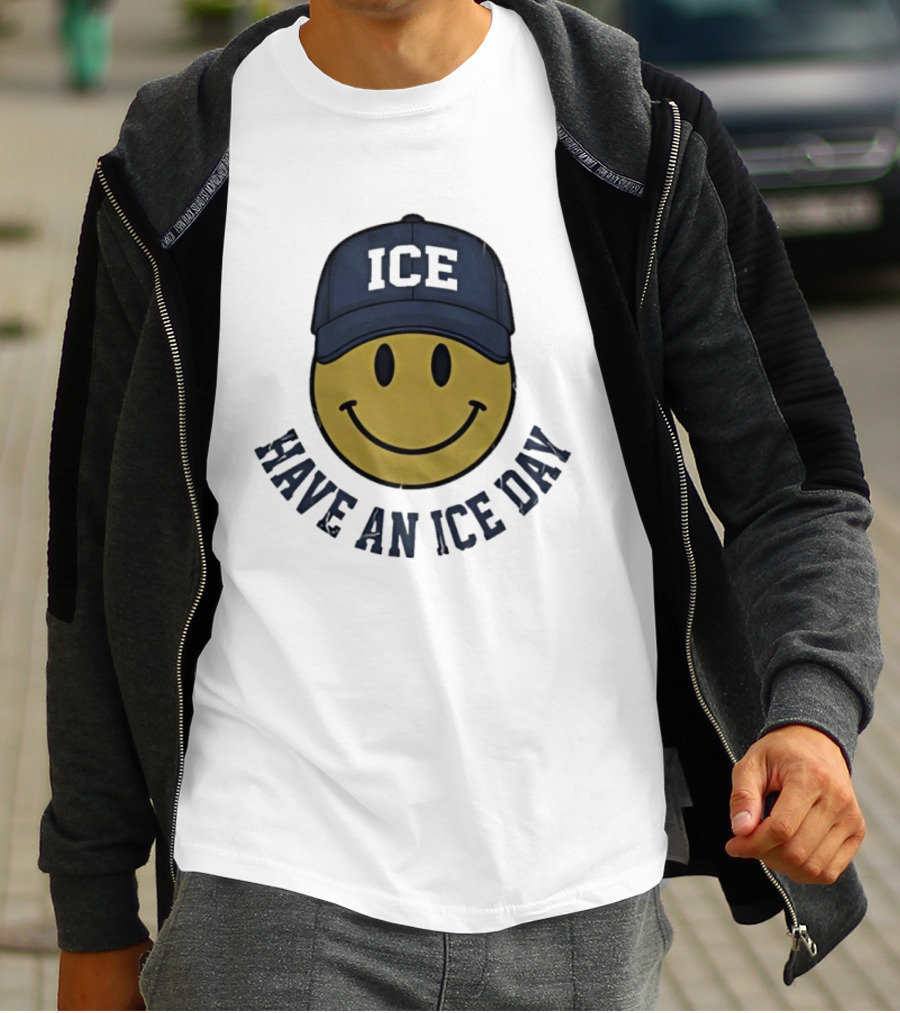 Have An Ice Day ICE Smiley Face Youth T-Shirt