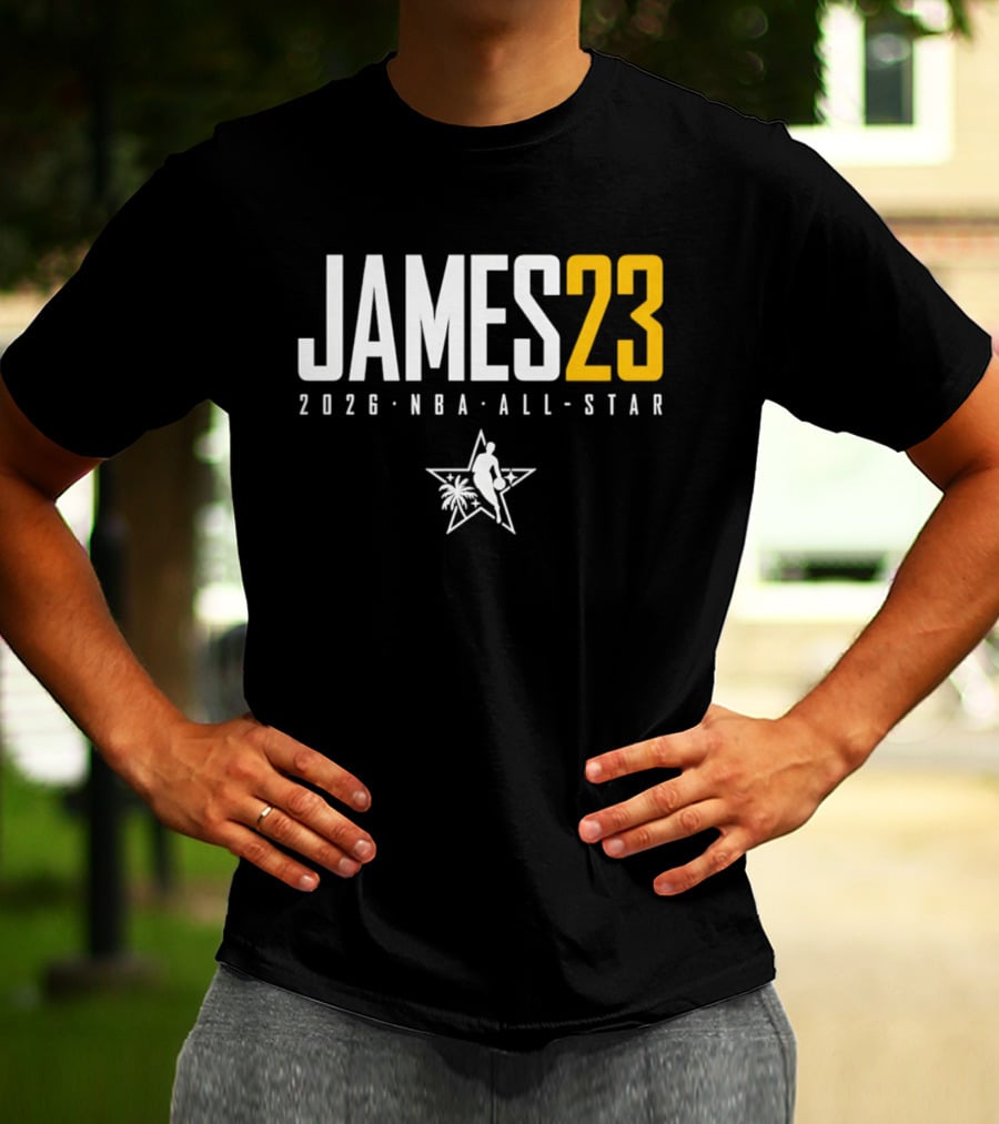 LeBron James 23 2026 NBA All Star T-Shirt