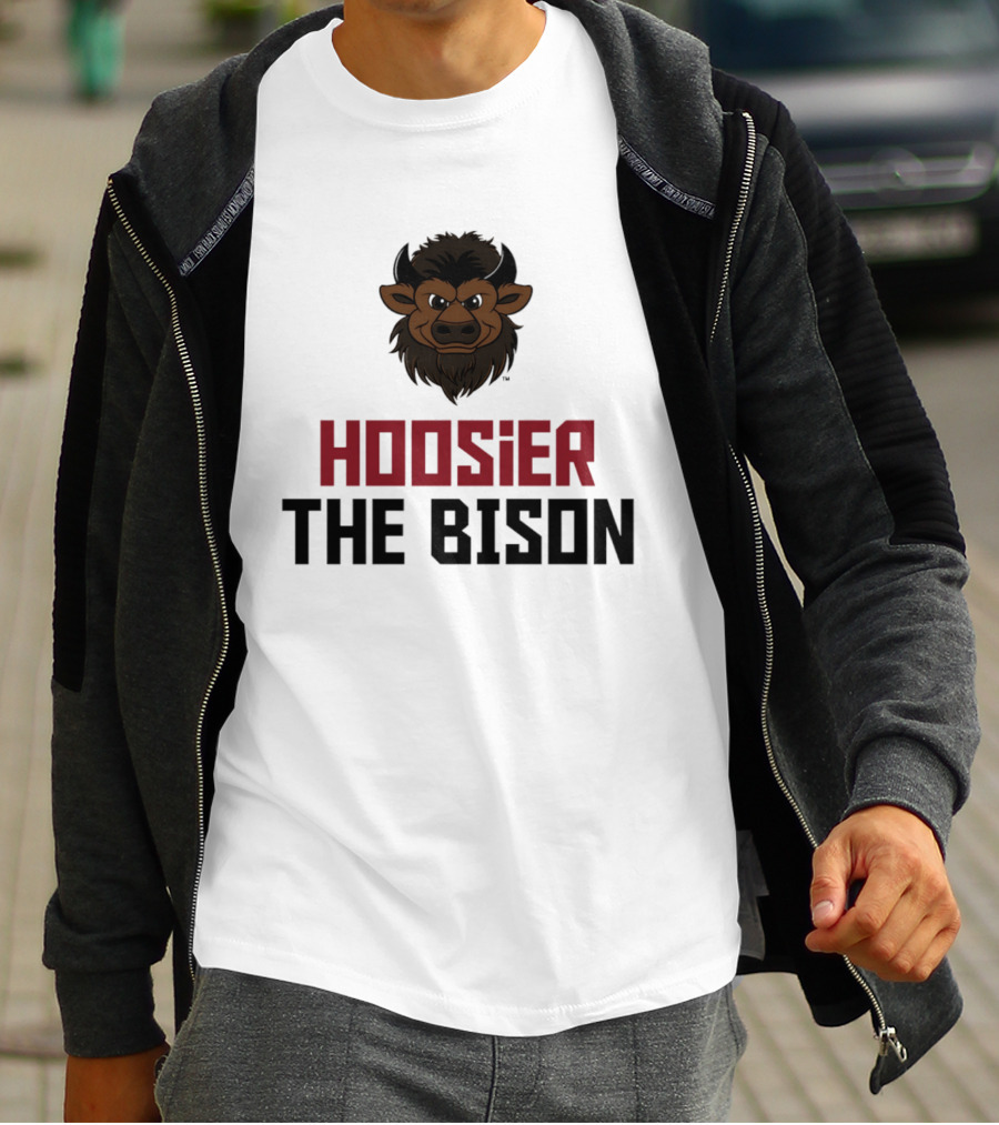 Hoosier The Bison Indiana Squared Off T-Shirt