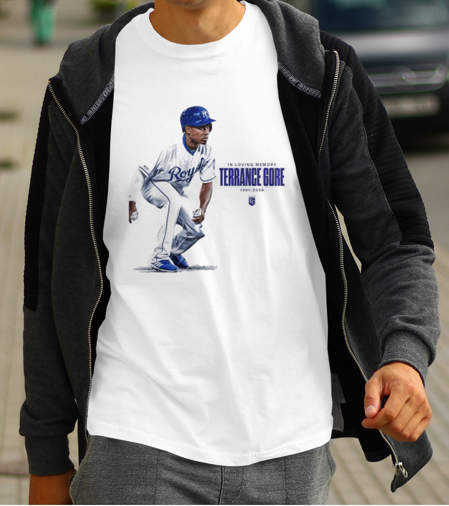 Kansas City Royals Terrance Gore 1991 2026 RIP In Loving Memory T-Shirt