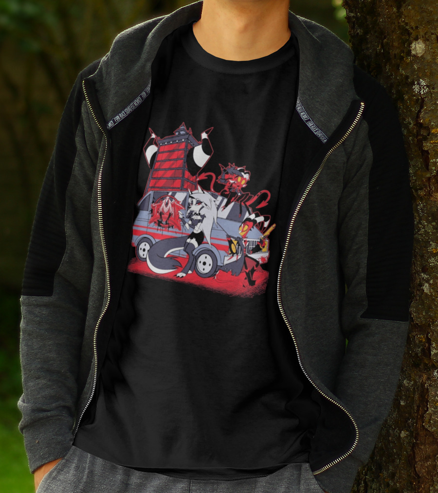 SpindleHorse IMP Van Characters Cartoon T-Shirt