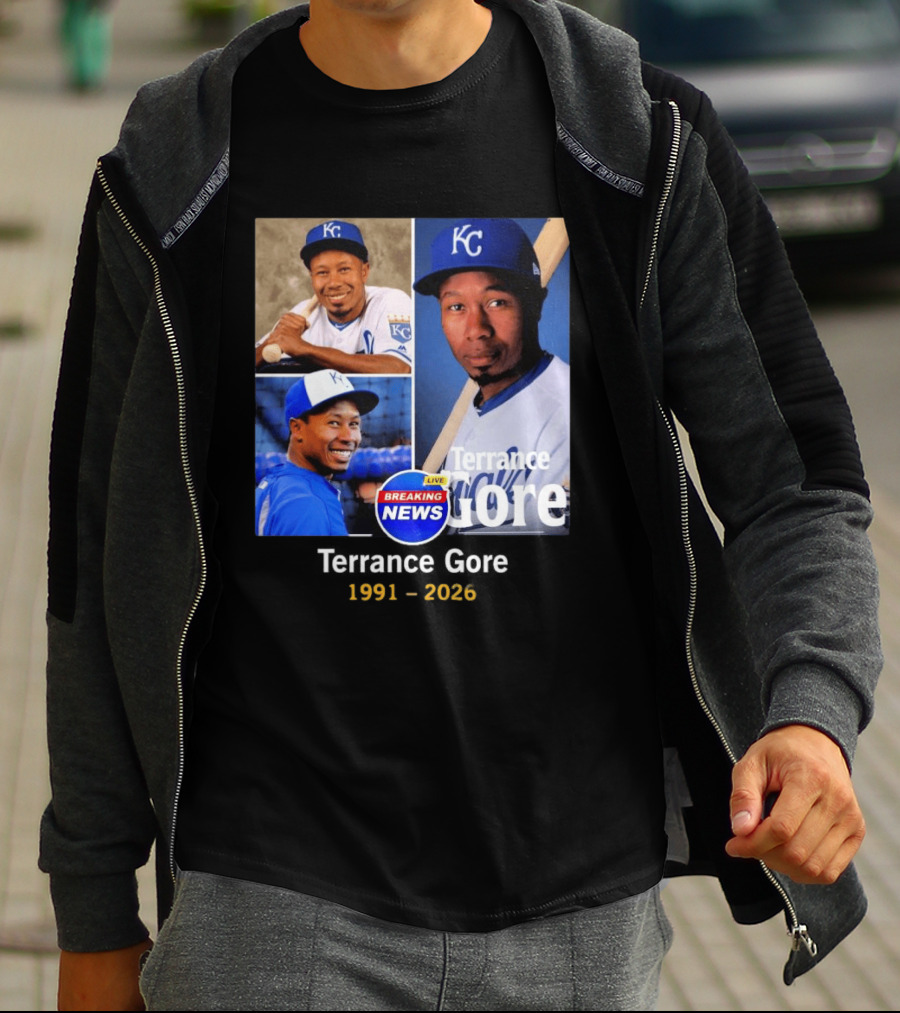 Terrance Gore Kansas City KC Breaking News 1991 2026 T-Shirt