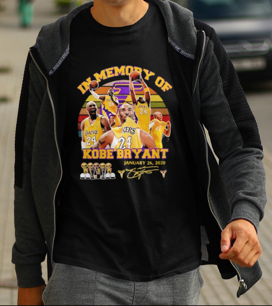 Kobe Bryant Los Angeles Lakers January 26 2020 Memorabilia T-Shirt
