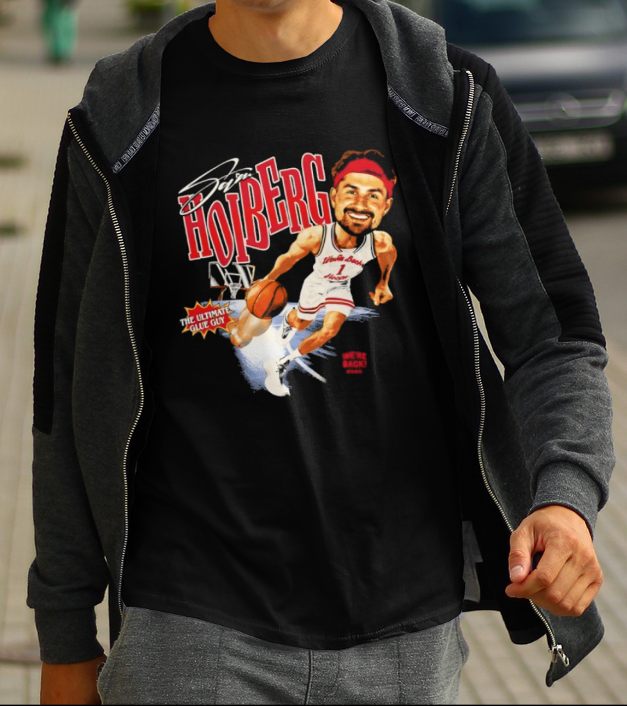 Sam Hoiberg Basketball Caricature The Ultimate Glue Guy T-Shirt