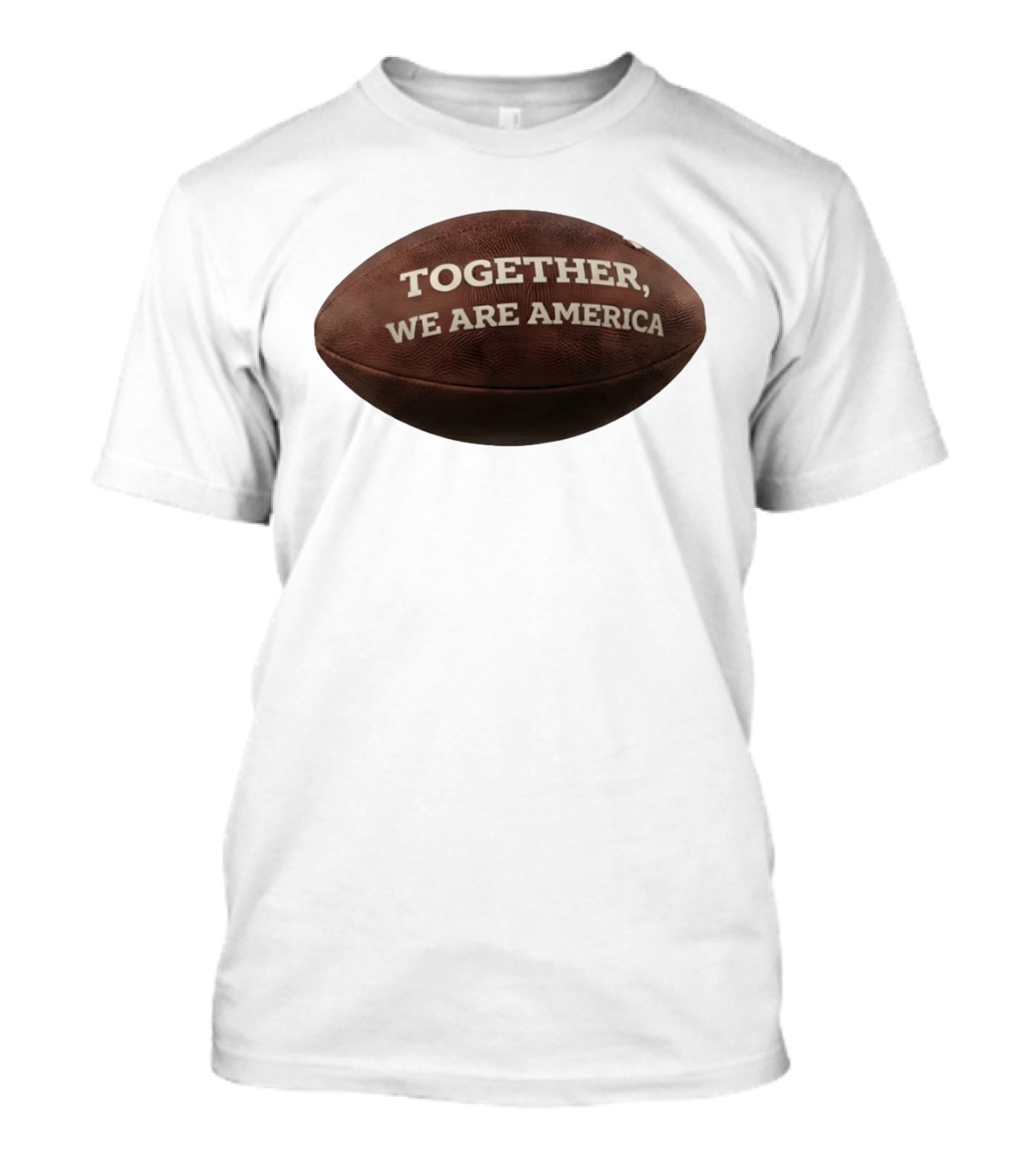 Together We Are America Bad Bunny Benito Football T-Shirt