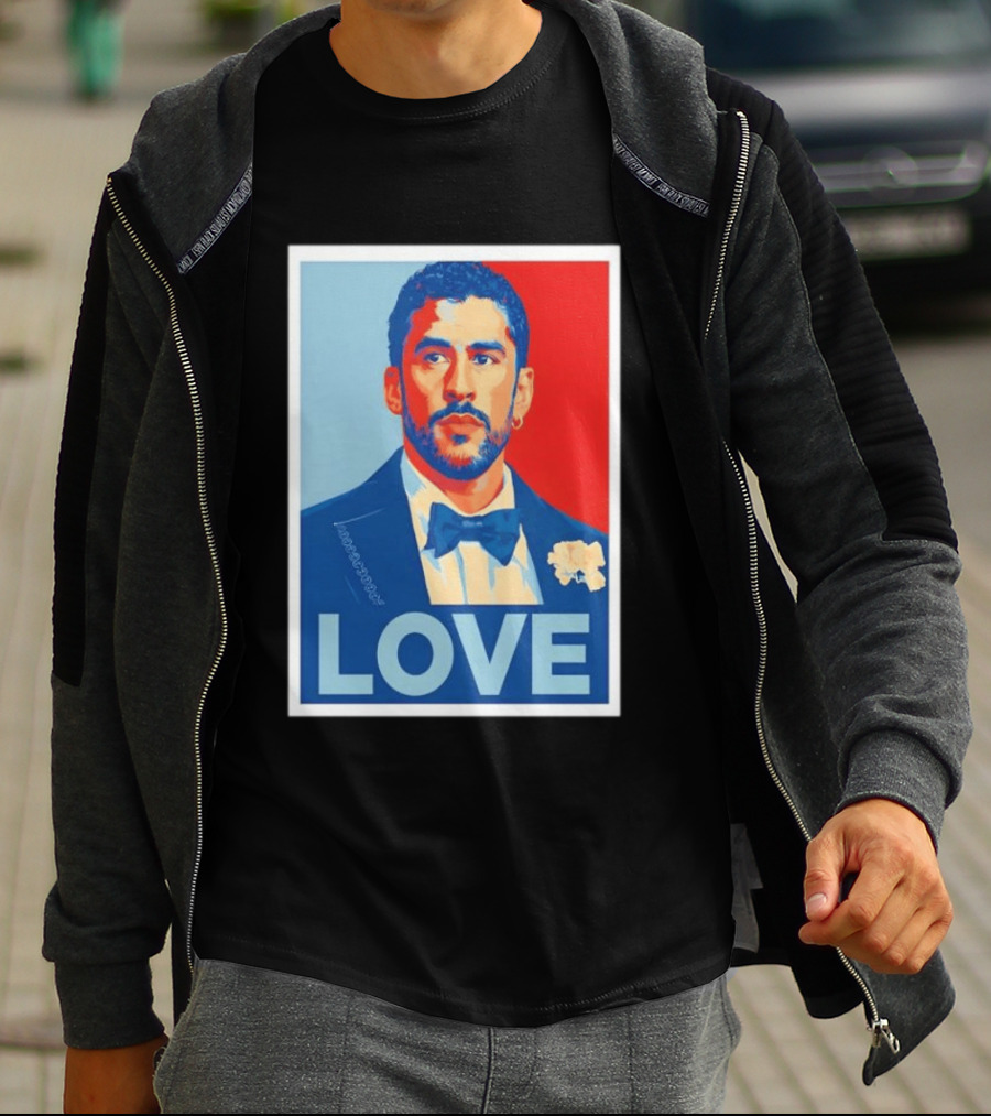 Bad Bunny LOVE Puerto Rico Super Benito T-Shirt