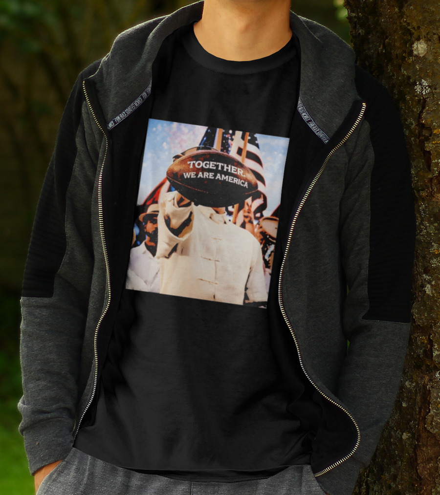 Together We Are America Bad Bunny Football T-Shirt