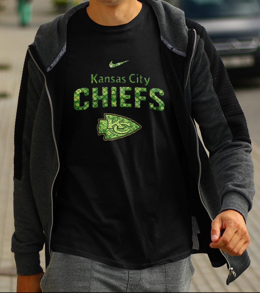 Nike Kansas City Chiefs KC Luck Green T-Shirt