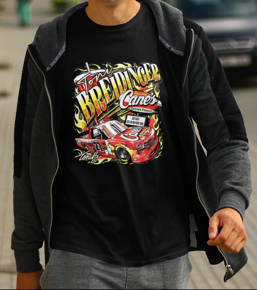 Raising Cane's Breidinger NASCAR Craftsman Truck Series Daytona 2026 T-Shirt