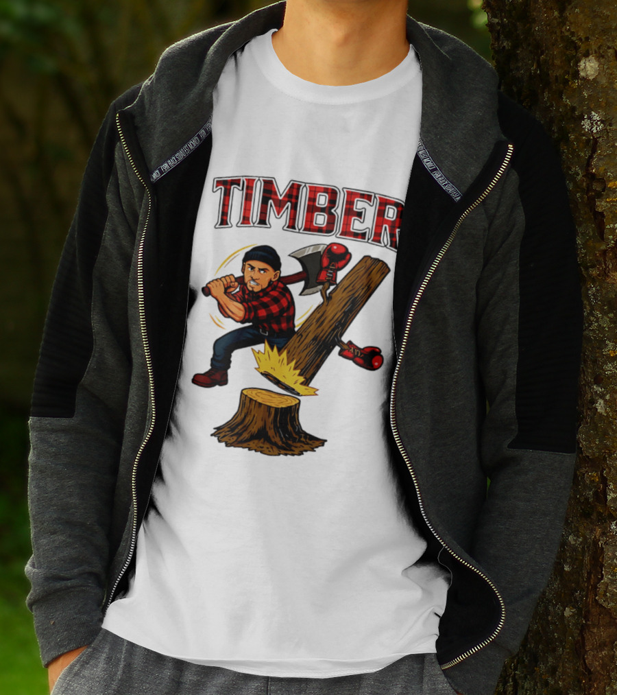 Keith Thurman Timber One Time Lumberjack Axe Boxing Gloves T-Shirt