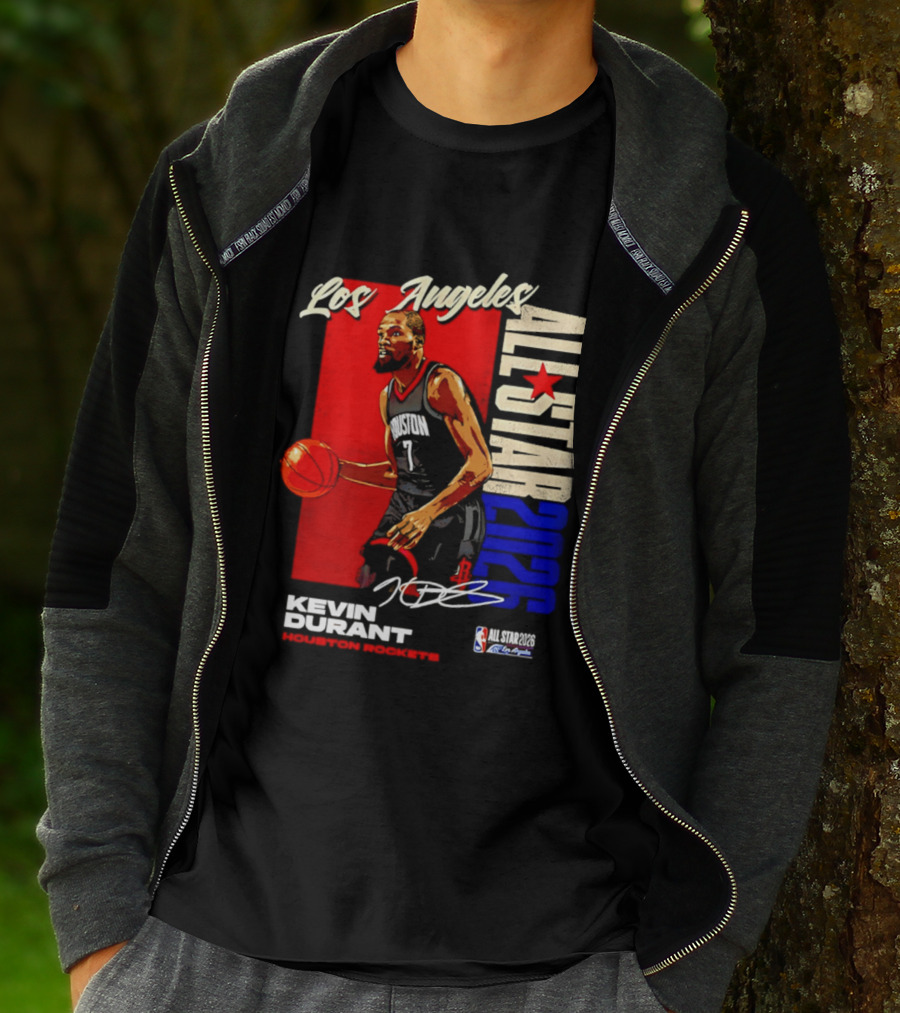 Los Angeles All Star 2026 Kevin Durant Houston Rockets T-Shirt