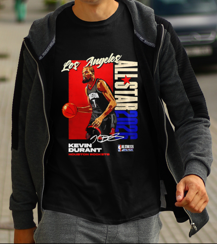 Los Angeles All Star 2026 Kevin Durant Houston Rockets T-Shirt