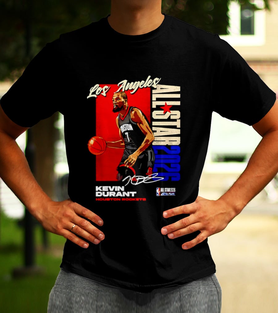 Los Angeles All Star 2026 Kevin Durant Houston Rockets T-Shirt