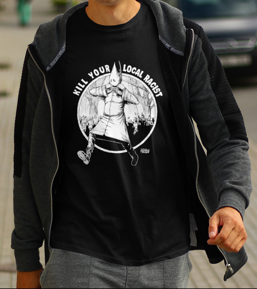 Kill Your Local Racist Diablo Macabre Circle Figure T-Shirt