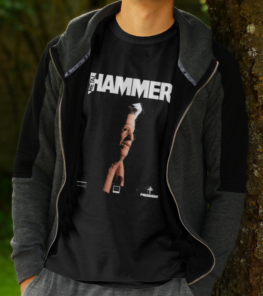 President X Metal Hammer The New Heavy 2026 Distorted Face Concept T-Shirt