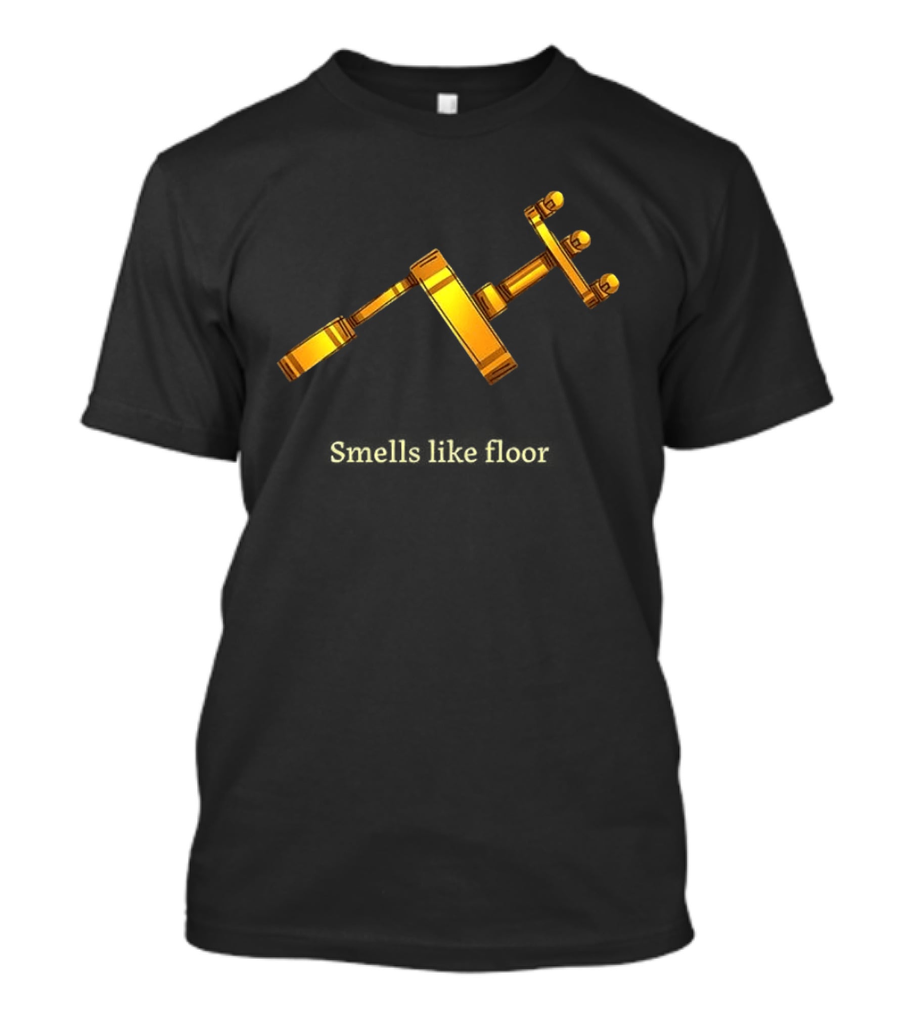 Smells Like Floor Golden Cross T-Shirt