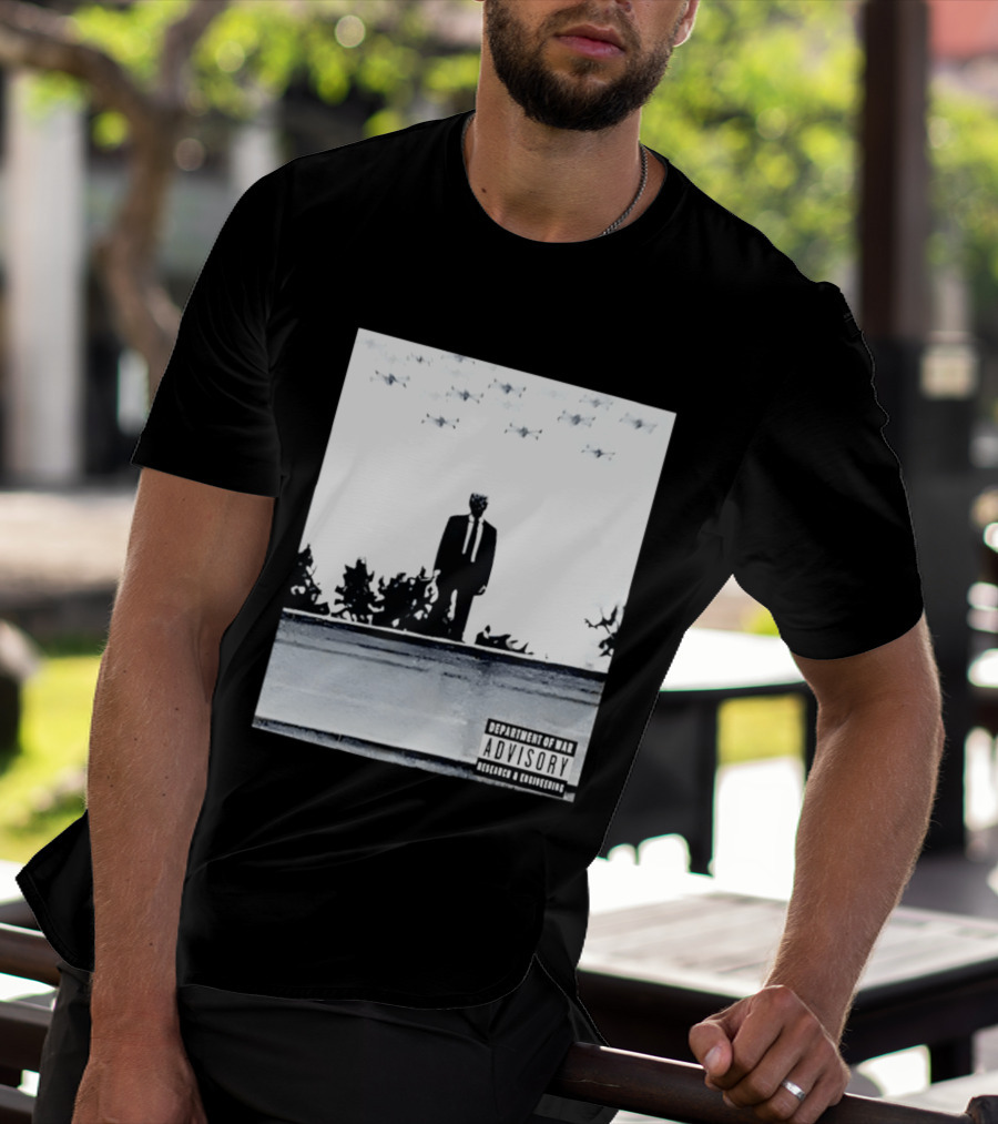 Trump Drone 2026 Department Of War Advisory Research And Development T-Shirt
