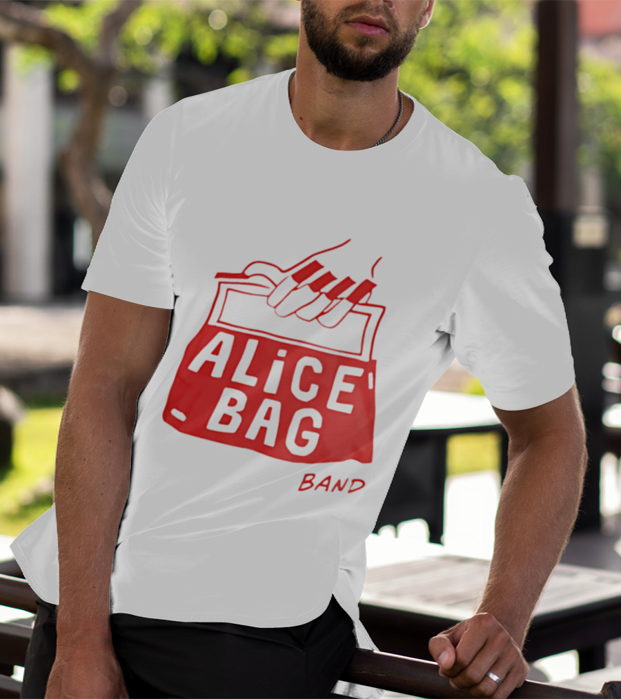 Alice Bag Band Iconic Red Hand Sardine Concept 2026 T-Shirt