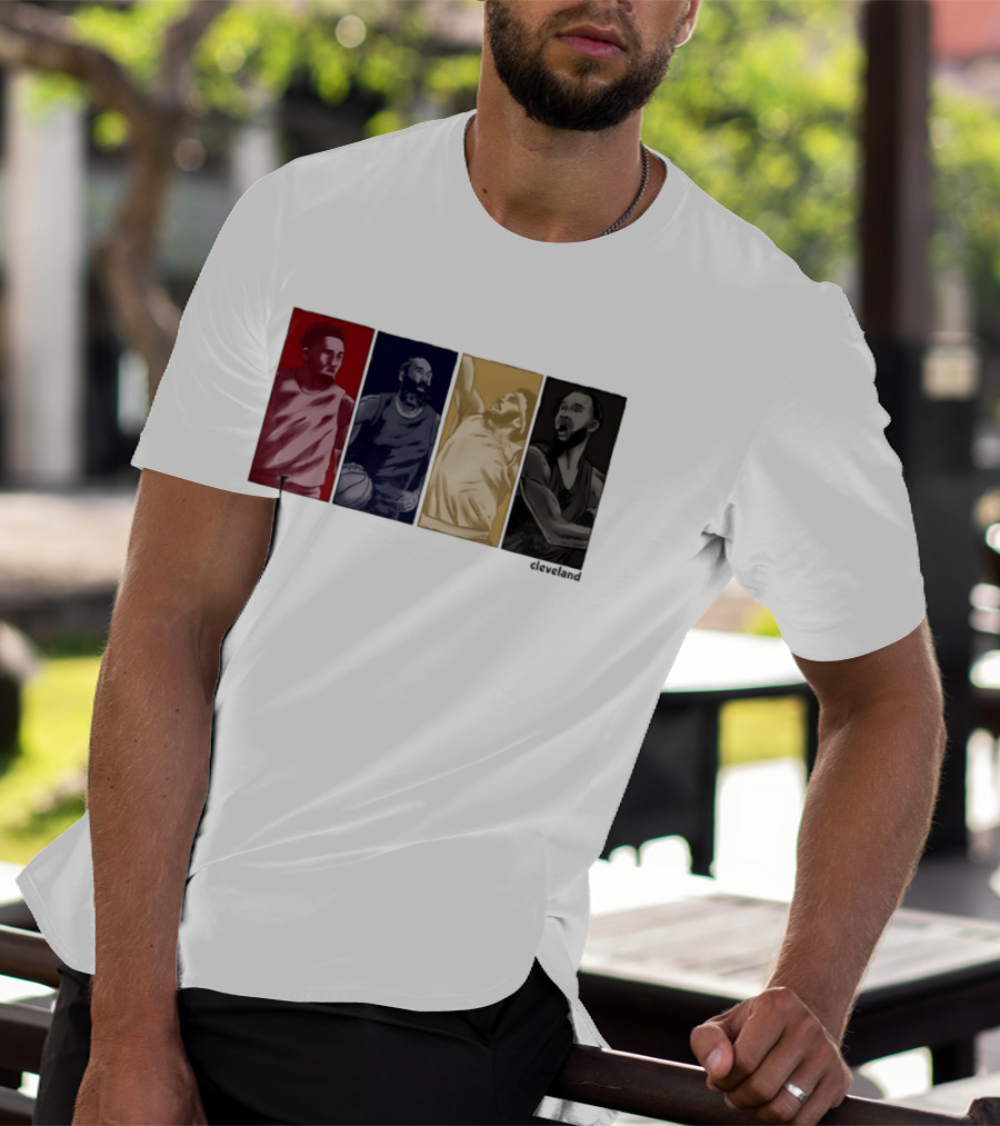 Cleveland Browns Youth Core Four Basketball Players Cleveland T-Shirt