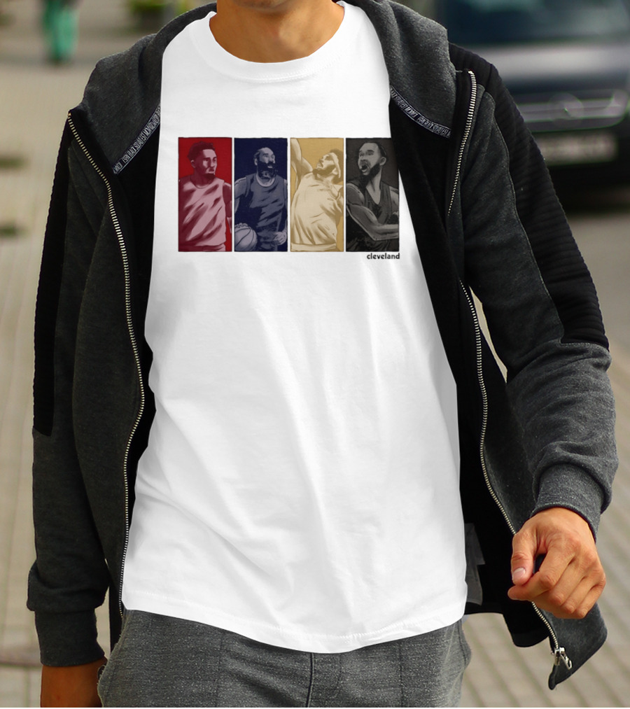 Cleveland Browns Youth Core Four Basketball Players Cleveland T-Shirt