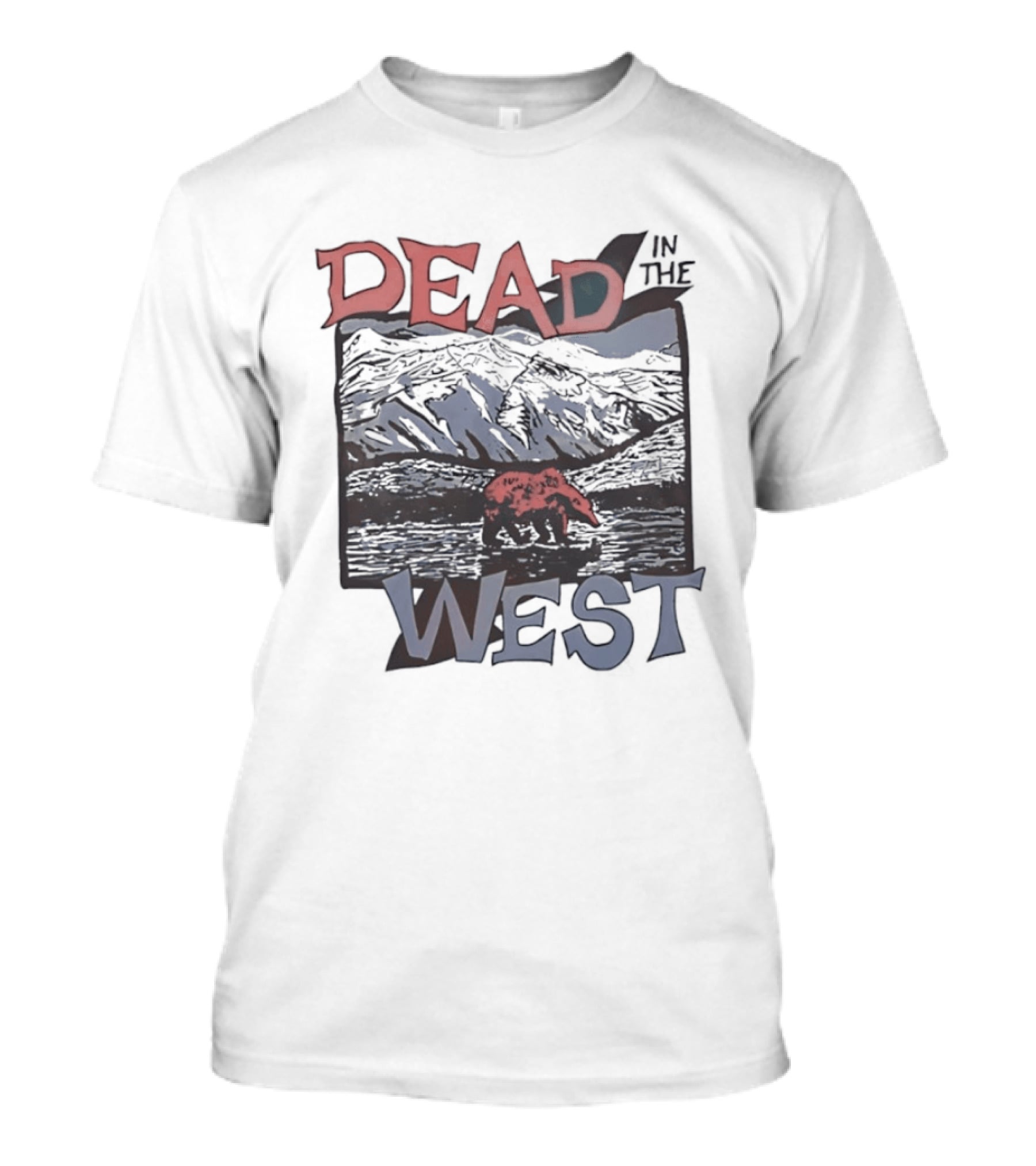 Dead In The West Bear Mountain Landscape T-Shirt